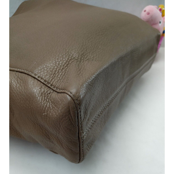 Michael Kors Jet Set Taupe Leather Pockets Double Handle Tote Shoulder Bag - Picture 8 of 14